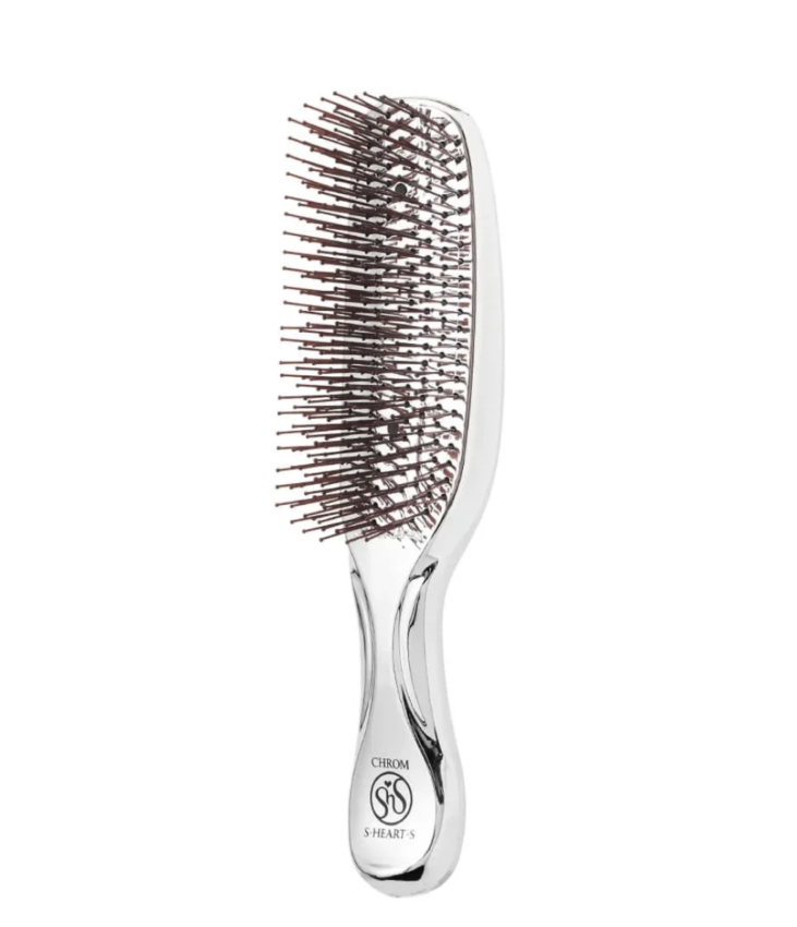 S-Heart-S Scalp Brush Chrome